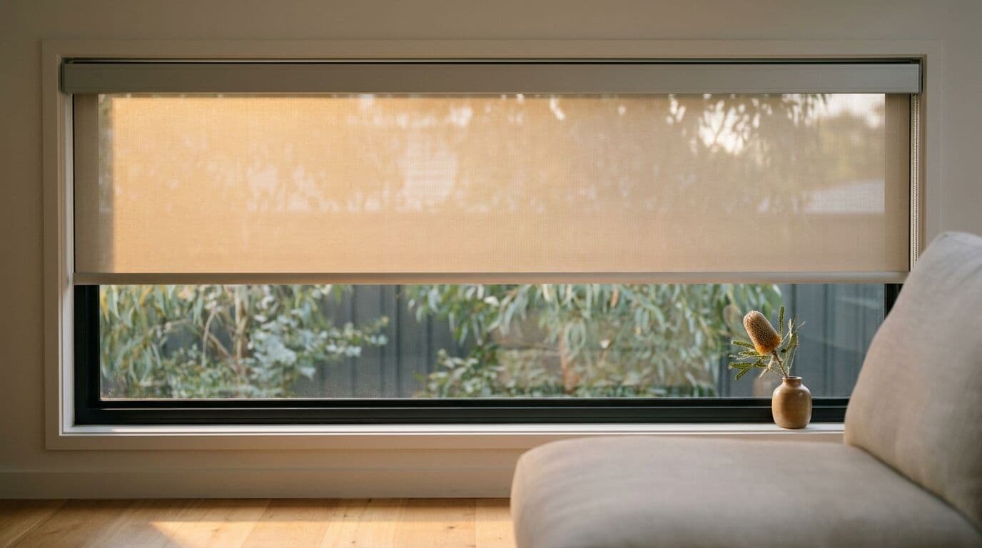 Professional blind installation in a Melbourne home